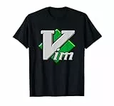 Vim VI Verbesserte Offizielle Logo Script texteditor T-Shirt T-Shirt