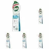 Viss Scheuermilch mit Aktivbleiche effektives Reinigungsmittel mit 100% natürlichen Reinigungspartikeln 500 ml 1 Stück (Packung mit 5)
