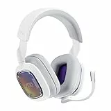 Logitech G Astro A30 LIGHTSPEED Kabelloses Gaming-Headset, Bluetooth-fähig, Dolby Atmos, Abnehmbares Boom, 27 h Akku, 3Daudiokomp., für PS5, PS4, Xbox, Nintendo Switch, PC, Android - Weiß