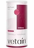 VETAIN Clear Protein Vegan - Wildberry - 22g Protein & 106 kcal - 480g - Kölner Liste® zertifiziert - Ohne Sucralose - Erfrischend & leicht löslich - produziert in Deutschland