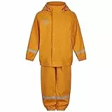 Color Kids Unisex Kinder Rain Set Solid Pu Regenjacke, Kadmiumgelb, 128
