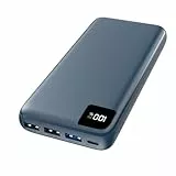 Power Bank 27000mAh Externer Akku - Bilivein Powerbank 22,5W Schnelles Aufladen Tragbares Ladegerät, PD USB C Input & Output mit LED Display für iPhone 16/15/14/13/12 Pro/Pro Max Serie Tablet (Blau)