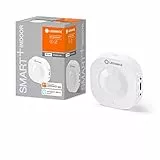 LEDVANCE SMART+ Sensor mit WiFi Technologie, Kabeloser Smarter Bewegungsmelder, Benachrichtigung bei Bewegung, aktiviert smarte Geräte und Szenen, Einzel-Pack, 3,7 V, 500 mA Lithium - Typ C (inkl.)
