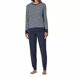 Schiesser Uncover by Basic - Schlafanzug (40 Blau)