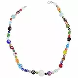 Holibanna Glasperlen Kette Damen Zarte Opal Schmuck Halskette 17 Zoll Glasperlen Halskette Handgefertigt Modisch Für Alltag Und Geschenk