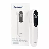 Berrcom Fieberthermometer Kontaktlos Infrarot Stirnthermometer mit Neue Dual-Sonden-Technologie Fieberthermometer für Kinder und Erwachsene sofort Ablesung, Fieberalarm, LED Anzeige, °F/℃ Schalter