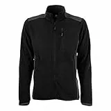 FORSBERG Brodir III, bequeme Fleecejacke, leicht, hochwertig und stylisch, Farbe:schwarz/grau, Größe:L