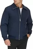 Dockers Herren Golf-Bomberjacke aus Mikro-Twill (Standard und Big & Tall) Windbreaker-Jacke, Marineblau, XL