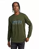 G-STAR Old Skool Logo Regular Tee Long Sleeve
