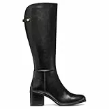 Geox Damen D New ASHEEL Knee High Boot, Black, 39 EU