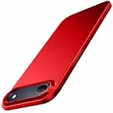 Galful Dünn Hülle für iPhone 17 Air Handyhülle Matt 0.3 mm Ultra Slim Case Leicht Finish PP Hard Minimalistische Schutzhülle Stoßfest rutschfest Kratzfest Extra Dünn Hardcase-Rot