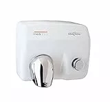 ALL CARE 12180 Mediclinics SANIFLOW E88 Automatischer Händetrockner mit Drucktaste - Wandmontage - Stahl -Weiß