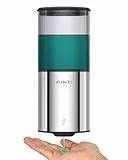 AIKE Automatischer Seifenspender für Flüssigseife, Wandmontage für Küche und Badezimmer, IPX7 Wasserdicht 400ml mit Edelstahl Poliert