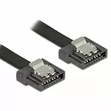 Delock – Kabel SATA III, Länge: 0,3 m, Anschluss 1: SATA 7-Pin, Anschluss 2: SATA 7-Pin