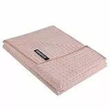 KinHwa 2er Set Mikrofaser Handtücher 50cm x 100cm Weich, leicht & super saugfähig Schnelltrocknend & antibakteriell （Pink）