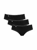 Sloggi sloggi 24/7 Cotton Lace Hipster C3P Briefs, Women's