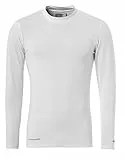 uhlsport Herren Skjorte Funktionsshirt La Herren Longsleeve, Weiß, M EU