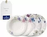 Villeroy und Boch - Mariefleur Gris Basic Tafel-Set, 12 tlg., Premium Porzellan, spülmaschinen-, mikrowellengeeignet, weiß/bunt