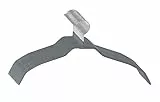 WENKO Kleiderbügel Alessia, 20er Set, Formbügel für den Kleiderschrank, die Kleiderstange oder den Garderobenständer, rutschfeste Garderobenbügel aus verchromtem Metall, je 41 x 0,5 x 21,5 cm, Grau
