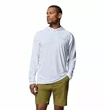 Columbia PFG Solar Stream II Kapuzenpullover für Herren, Weiss/opulenter Garten, Small