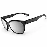 HAAYOT Sonnenbrille für Herren, polarisiert, für Herren und Damen, ultraleicht, unzerbrechlich, TR90-Rahmen, UV-Schutz, Brillen zum Fahren, Angeln, Laufen, Mattschwarz und Hellsilber