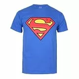 DC COMICS T-Shirt Superman Logo royalblau XL