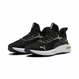 Puma Unisex Softride Enzo 5 Hype Road Running Shoe, Puma Schwarz Puma Gold, 42 EU