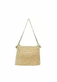 IZIA Damen Umhängetasche, Beige, One Size