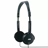 JVC HA-L50-B-E extraleichter On-Ear Kopfhörer, faltbar (Schwarz)