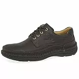 Clarks Nature Three Herren Derby Schnürhalbschuhe, Braun (Mahogany Leather), 46 EU