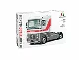 Italeri 3969 1:24 Renault AE500 Magnum - Modellbau, Bausatz, Standmodellbau, Basteln, Hobby, Kleben, Plastikbausatz, LKW Modell, Lastwagen Bausatz, 1:24, Geformte Farbe