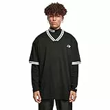 STARTER BLACK LABEL Herren Starter Basic Sports Tee Black/White, S