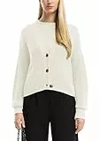 QS Melierte Strickjacke aus Baumwollmix