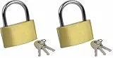 Brueder Mannesmann M 413-30 Vorhangschloss (Packung mit 2)