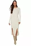 Trendyol Damen Gerade Midi Stift Rock