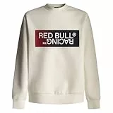 Red Bull Racing X Pepe Jeans Herren Ombre Logo Crew Sweatshirt, Weiß (gebrochenes Weiß), L