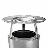 Solo Stove Bonfire Wärmeverteiler für Feuerschale | Mit 3 abnehmbaren Füßen, Zubehör für Ranger Feuerstelle, Effiziente Wärmeverteilung, Edelstahl, Maße (HxØ): 25,4 x 63,5 cm, 3 kg