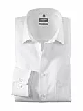 Olymp Hemd Luxor bügelfrei weiss New Kentkragen in langarm (64cm), 01 wei, 42