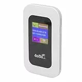 4G 5G Mobiler Hotspot, Tragbares WLAN für das Reisen, eine Verbindung von Bis zu 10 Geräten, 2100 -mAh 300 Mbit/S -drahtloses Netzwerkgerät mit 1 SIM -Karten -Slot