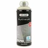 DUPLI-COLOR PLATINUM RAL 1015 hellelfenbein seidenmatt 400 ml Spraylack, schnelltrocknend, exzellente Deckkraft, hohe Ergiebigkeit, UV-beständig, lichtecht und langlebig