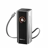 EcoFloW Rapid Pro Laptop Powerbank 20000mAh, 230W Power Bank mit 60cm ausziehbarem Kabel, 3 USB-C Ports, tragbar für Reisen, kompatibel mit iPhone 17/16/15, MacBook Pro, Galaxy und mehrerer Geräte