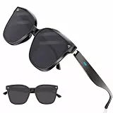 SciFiVisi Intelligente Brille für Damen und Herren Bluetooth 5.4 Audio Sonnenbrille mit Mikrofon und Lautsprecher Freisprech Anrufe Musik Drahtlose Audiobrille für Joggen Wandern Training