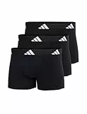 adidas Trunk (3PK) - Active Flex Cotton - Bequeme Unterwäsche, 000 Black, L