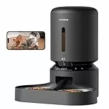 PETLIBRO 5L Futterautomat Katze 2 Näpfe mit 1080P Kamera, 5G WiFi Katzenfutter Automat mit APP & Nachtsicht, Bewegungs & Tonalarm für Haustiere, Trockenfutter Futterspender für mehrerer Haustiere