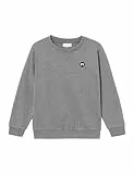 Name IT Jungen Nkmvimo Ls Sweat Bru Noos, Grey Melange, 134-140 EU