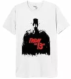 FRIDAY THE 13TH Herren Mefridmts049 T-Shirt, weiß, L