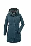 Killtec Damen Parka Funktionsparka mit abzippbarer Kapuze KOW 165 WMN PRK wasserdicht, Winddicht, atmungsaktiv 00834-petrol 42