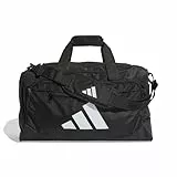 adidas Unisex Training Defender Duffle Bag Small Duffel Bag, Black/White, One Size