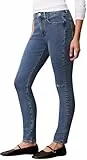 Calvin Klein Damen Jeans Hose Mid Rise Blue Jay Skinny Fit, Blau (Blue Jay), 28W/30L