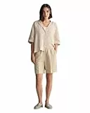 GANT Damen REL Linen Blend Pull ON Shorts, Dry Sand, 38 cm